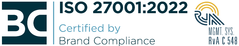 ISO 27001:2022 — Certified by Brand Compliance